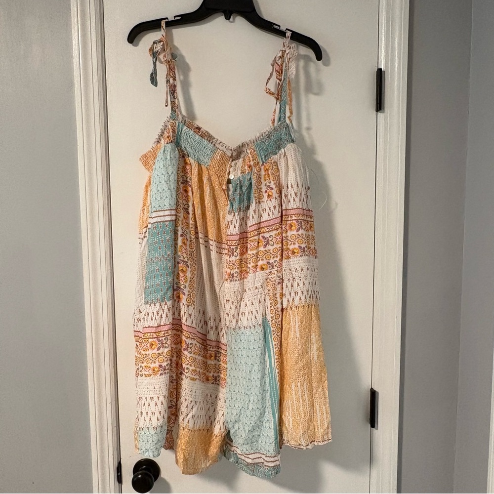 Bohemian Patchwork Women’s Romper
